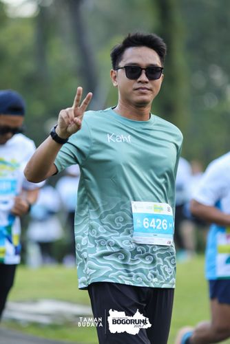 Race photo from Taman Budaya x BOGORUN 2025