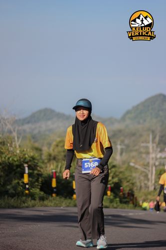 Race photo from Kelud Vertical Challenge 2024