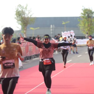 Race photo from KEDIRI HALF MARATHON 2026