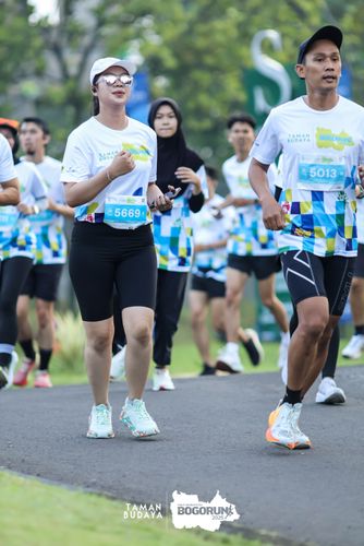 Race photo from Taman Budaya x BOGORUN 2025