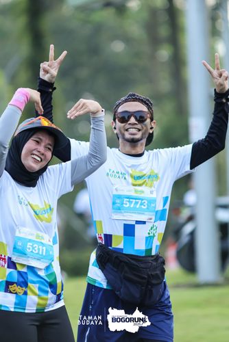 Race photo from Taman Budaya x BOGORUN 2025