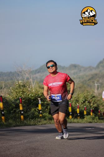 Race photo from Kelud Vertical Challenge 2024