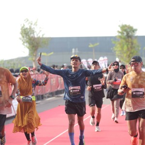 Race photo from KEDIRI HALF MARATHON 2026