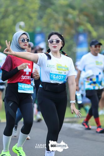 Race photo from Taman Budaya x BOGORUN 2025