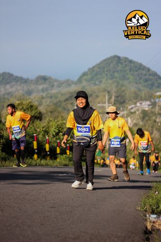 Race photo from Kelud Vertical Challenge 2024