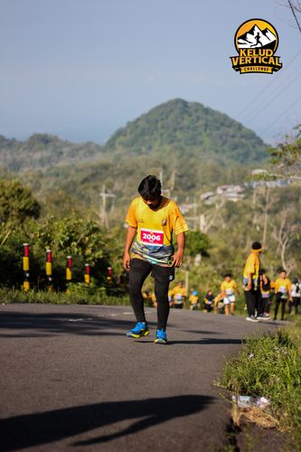 Race photo from Kelud Vertical Challenge 2024