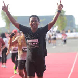 Race photo from KEDIRI HALF MARATHON 2026