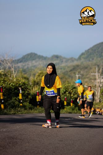 Race photo from Kelud Vertical Challenge 2024
