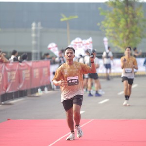 Race photo from KEDIRI HALF MARATHON 2026