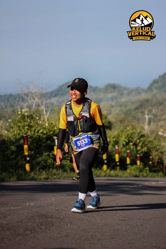 Race photo from Kelud Vertical Challenge 2024