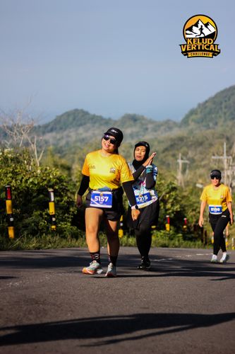 Race photo from Kelud Vertical Challenge 2024