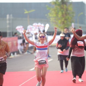 Race photo from KEDIRI HALF MARATHON 2026