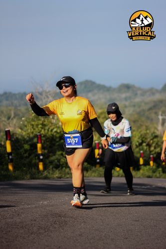Race photo from Kelud Vertical Challenge 2024