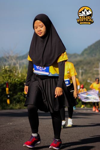 Race photo from Kelud Vertical Challenge 2024