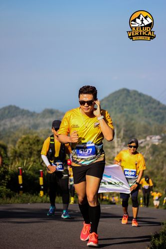 Race photo from Kelud Vertical Challenge 2024