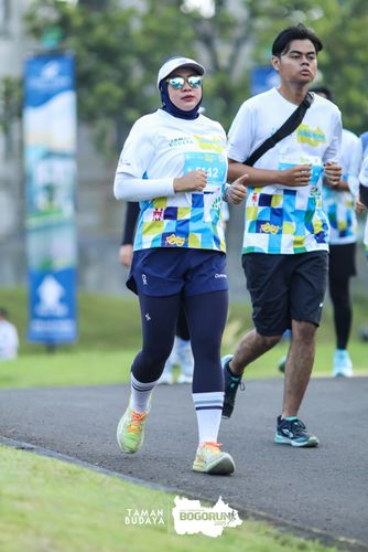 Race photo from Taman Budaya x BOGORUN 2025