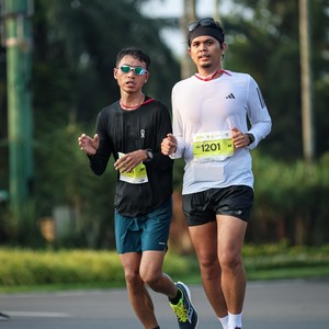 Race photo from BOGORUN 2026