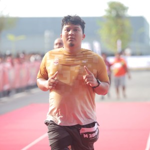 Race photo from KEDIRI HALF MARATHON 2026