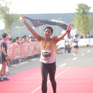 Race photo from KEDIRI HALF MARATHON 2026