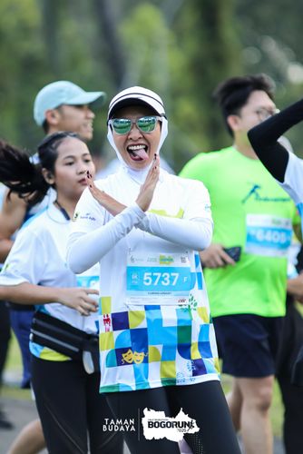 Race photo from Taman Budaya x BOGORUN 2025