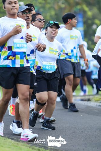 Race photo from Taman Budaya x BOGORUN 2025