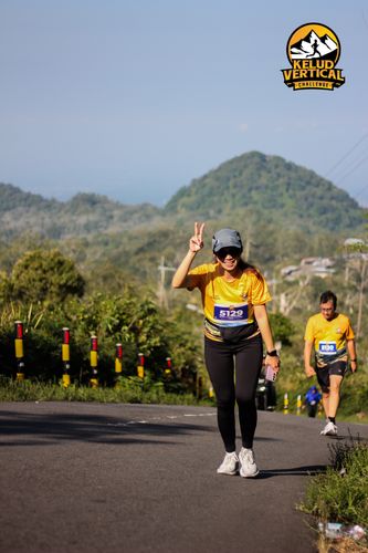 Race photo from Kelud Vertical Challenge 2024