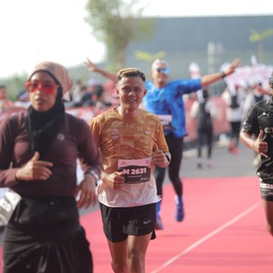 Race photo from KEDIRI HALF MARATHON 2026