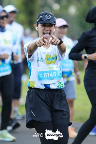 Race photo from Taman Budaya x BOGORUN 2025
