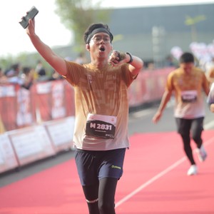 Race photo from KEDIRI HALF MARATHON 2026
