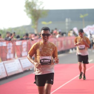 Race photo from KEDIRI HALF MARATHON 2026