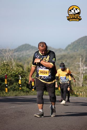 Race photo from Kelud Vertical Challenge 2024