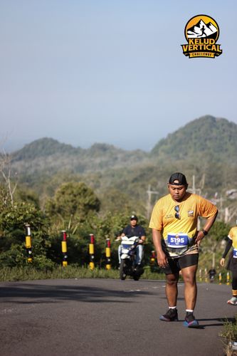 Race photo from Kelud Vertical Challenge 2024
