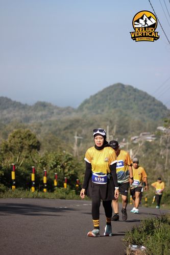 Race photo from Kelud Vertical Challenge 2024