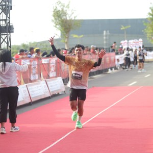 Race photo from KEDIRI HALF MARATHON 2026