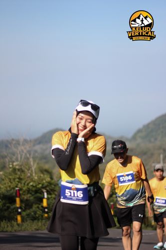 Race photo from Kelud Vertical Challenge 2024