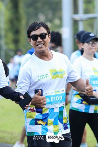 Race photo from Taman Budaya x BOGORUN 2025