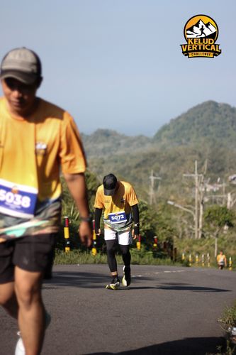 Race photo from Kelud Vertical Challenge 2024