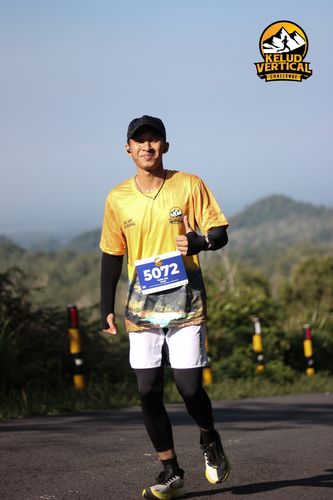 Race photo from Kelud Vertical Challenge 2024