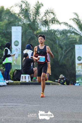 Race photo from Taman Budaya x BOGORUN 2025