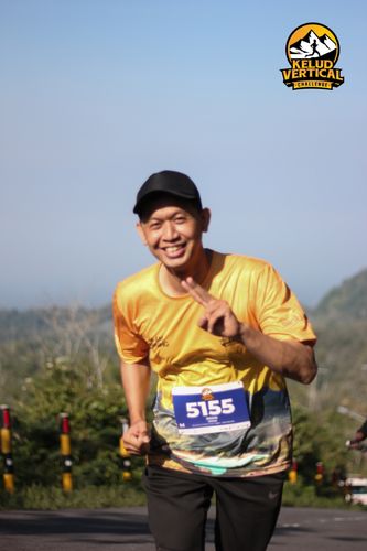 Race photo from Kelud Vertical Challenge 2024