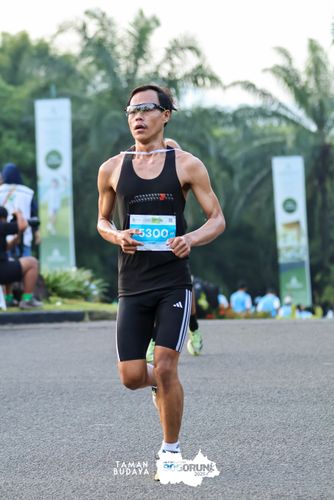 Race photo from Taman Budaya x BOGORUN 2025