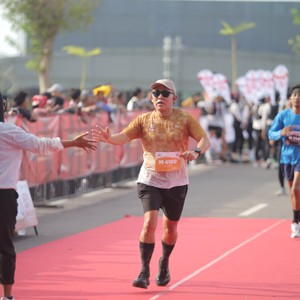 Race photo from KEDIRI HALF MARATHON 2026