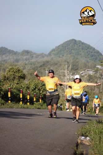 Race photo from Kelud Vertical Challenge 2024