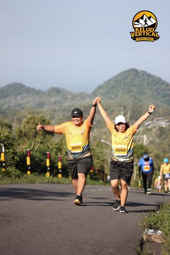 Race photo from Kelud Vertical Challenge 2024