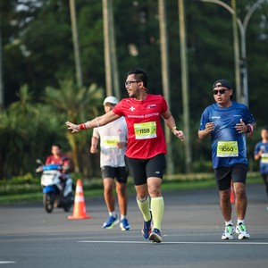 Race photo from BOGORUN 2026