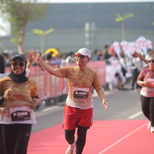Race photo from KEDIRI HALF MARATHON 2026