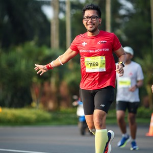 Race photo from BOGORUN 2026