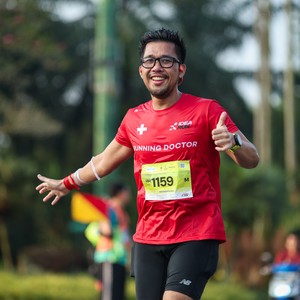 Race photo from BOGORUN 2026