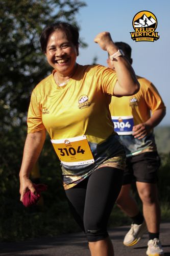 Race photo from Kelud Vertical Challenge 2024