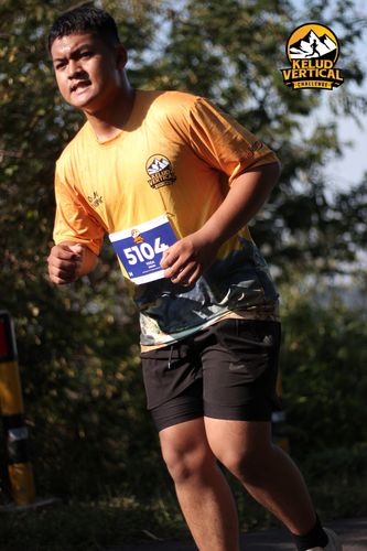 Race photo from Kelud Vertical Challenge 2024